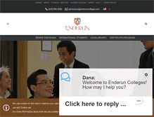 Tablet Screenshot of enderuncolleges.com