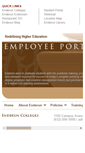 Mobile Screenshot of employees.enderuncolleges.com